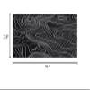 Black Abstract Bathroom Runner Rug Bathmat Soft Bath Shower Bathtub Kitchen Door Mat, Washable Floor Doormat Area Carpet for Bedroom Laundry Room Hallway, Modern Geometric Minimalist Stripes 24"x71" view 3
