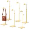 Maitys 6 Pack Gold Adjustable Purse Display Stands Stainless for Handbags view 1