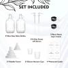 2 Pcs Glass Liquid Laundry Detergent Dispenser, Half Gallon Laundry Soap Dispenser for Laundry Room (64 oz. Each), Laundry Detergent Bottles with Pump Dispenser -Includes Labels, Funnel, Measuring Cup view 2