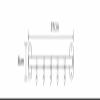 Bonlting 14.6 Inch Kitchen Utensil Hanger Holder Stainless Steel Hanging Pot Rack Hanger with 6 Hooks for Kitchen Bathroom Living Room(Silver) view 2