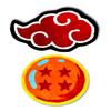 2pcs Anime Carpet Orange Red Cloud Modern Fluffy Rug - Non Slip Ultra Soft Tufted Room Decor Polyester Nursery Rugs for Bedroom, Decorative Indoor and Outdoor Living view 1