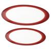 2pcs Non-stick Silicone Baking Mats Round Baking Liners Food-grade Silicone for Oven Easy to Clean Pizza Sheet mm mm view 1