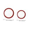 2pcs Non-stick Silicone Baking Mats Round Baking Liners Food-grade Silicone for Oven Easy to Clean Pizza Sheet mm mm view 2