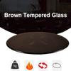 Glass Rotating Tray, Round Large Lazy Susan Turn Table Top, Dinner Plates Tableware Dishes Organizer, Serving Tray Decorative Turntable (Size : 70cm(27.5in)) view 3