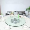 Large Lazy Susan For Dining Table Kitchen, Round Tempered Glass Turntable Tray (Size : 60cm/23.6in) view 2