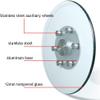 Large Lazy Susan For Dining Table Kitchen, Round Tempered Glass Turntable Tray (Size : 60cm/23.6in) view 3