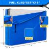AlexHome Mattress Bags for Moving and Storage - Full XL- Heavy Duty Tarp Reusable Mattress Storage Bag,Easy Carrier Mattress Moving Cover,Moving Bags,Moving Supplies (Full XL Size) view 2