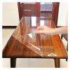 Furniture Clear Protective Film Sticker 245 225 205 185 165 145cm Long, Home Commercial Waterproof Transparent Table Cover Protector Mat, Writing Desktops/ Night Stand ( Size : 125x225cm/49.2x88.5in ) view 1