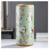 Cvohnb 19.5x44cm Vintage Ceramic Umbrella Stand Hand-appliqu Chinese Umbrella Holder Floor Standing Cane Holder Placed at Hotel Office Home Entrance view 1