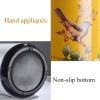 Cvohnb 19.5x44cm Vintage Ceramic Umbrella Stand Hand-appliqu Chinese Umbrella Holder Floor Standing Cane Holder Placed at Hotel Office Home Entrance view 4