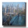 Epic Graffiti 'Brooklyn Bridge' by Mark Lague, Canvas Wall Art, 60"x30" view 1