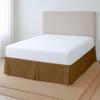 Pleated Bed Skirt King Size, Easy Fit with 10 Inch Tailored Drop, Wrinkle-Free Microfiber, Lightweight, Classic & Clean Look (Taupe) view 1