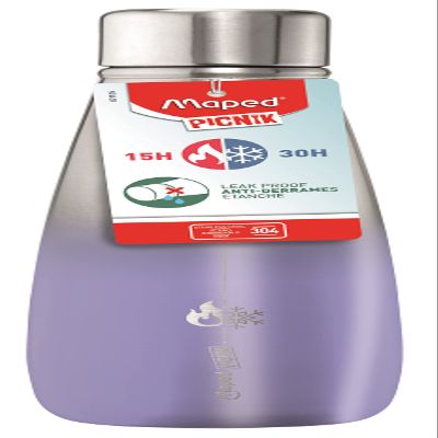 Maped Picnik Concept Adult Thermal Flask 500 ml Stainless Steel Lilac