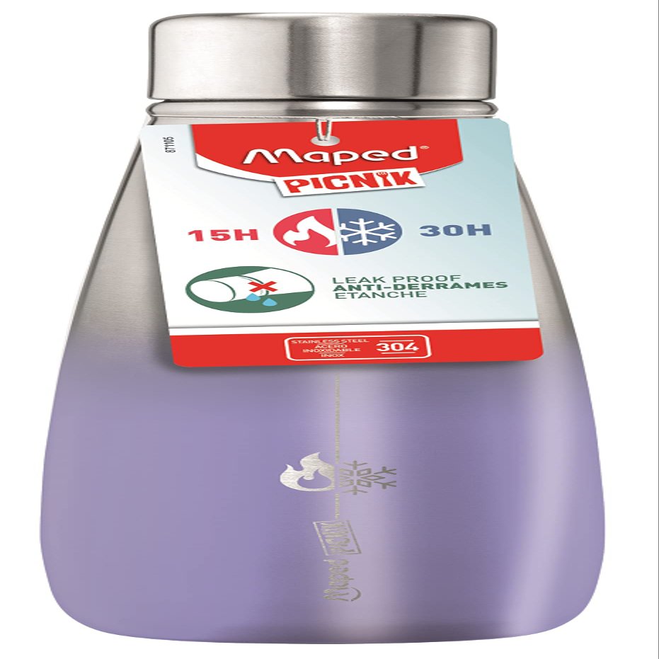 Maped Picnik Concept Adult Thermal Flask 500 ml Stainless Steel Lilac