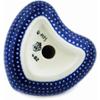 Authentic Polish Pottery Ring Holder Signature UNIKAT in Starry Night Design Handmade in Bolesawiec Poland by Ceramika Artystyczna + Certificate of Authenticity view 4