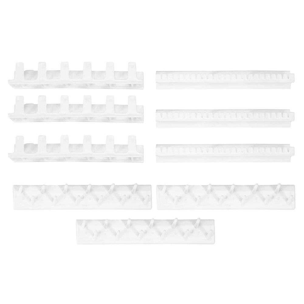 White Necklace Hanging Hook, Plastic Ring Earrings Accessory Display Jewery Organizer Wall Hanging Display Hook Holder