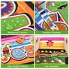 4 PCS Cinco De Mayo Tablecloth, 108"x54" Mexican Fiesta Tablecovers, Disposable Mexican Striped Table Covers, Plastic Party Table Cloth for Mexican Themed Party Supplies Carnival Taco Night Birthday view 3
