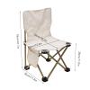 Oxford Cloth Folding Beach Camping Chair, Slipping Waterproof Portable Outdoor Chair for Fishing Camping Beach with Bag view 2
