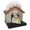 1 Pcs of Cute Golden Puppy Dog in Doghouse Coaster Set Holder and 4 Coasters view 4