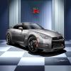 2015 Nissan GTR Black Edition | Fine Art Prints By Danny Whitfield | Gun Metal Gray (20 x 24 Inches) view 1