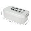 Miskall Camping Cooking Bento Box, 800ML Aluminum Alloy Foldable Grip Lunch Box Food Storage Container for Outdoor Camping Picnic view 2