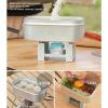 Miskall Camping Cooking Bento Box, 800ML Aluminum Alloy Foldable Grip Lunch Box Food Storage Container for Outdoor Camping Picnic view 3