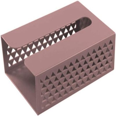 SKUZA Toilet Paper Holder,Wall Desk Mount Kitchen Bathroom Punch-Free Toilet Tissue Tray Paper Rack Roll Paper Towel Holder Case Tube Storage Box Tray (Color : A) (Color : Wine Red)