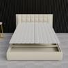 Greaton, 0.75-Inch Vertical Wooden Bunkie Board/Bed Slats with Cover, Twin, Grey view 3