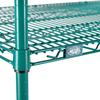Nexel 3 Tier Wire Shelving Starter Unit, Poly-Green, 54"W x 24"D x 34"H view 2