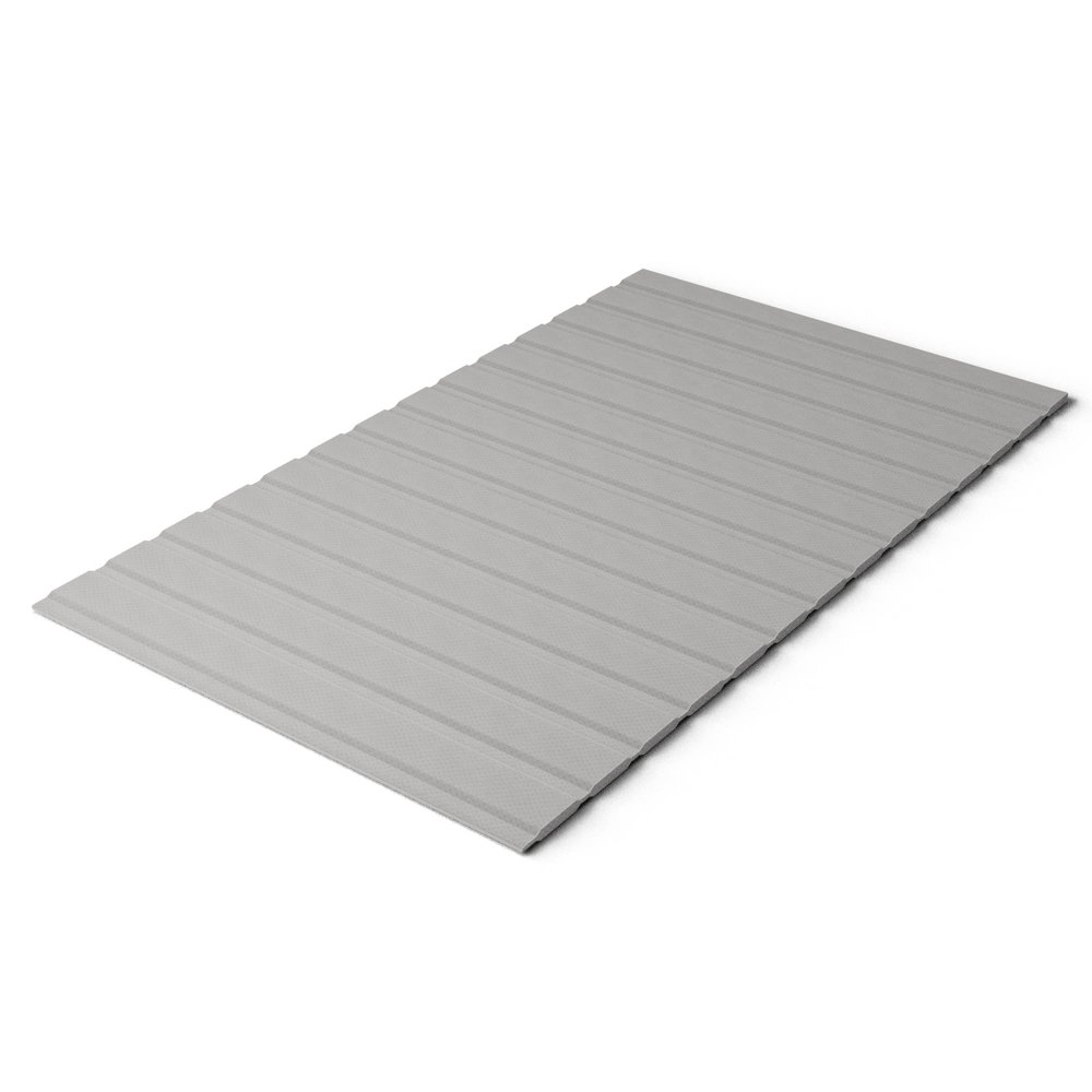 Greaton, 0.75-Inch Heavy Duty Horizontal Wooden Bunkie Board/Bed Slats with Cover, King, Grey