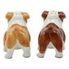 1 Set Of Fawn Chocolate Dog Salt And Pepper Shakers Ceramic Magnetic Figurine Set view 2