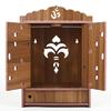 Aakrati Devyom Devyom Handmade Beautiful Wooden Temple/Home Temple/Puja Mandir/Wall Hanging and Table Top Home Mandir Temple/Home Decor Beautiful Wooden Temple with Storage Box view 1