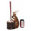 1 Pcs of Rustic Wildlife Animal Stinky Potion Toilet Brush & Tree Stump Base Holder view 4