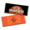 36ct Basketball Party Candy Favors Chocolate Bars Let the Madness Begin (36 Pack) - Orange view 1
