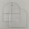 CAKESAFE - Large Arch Disk Set-Unique Shaped Acrylic Disks for Cake Decorating view 2