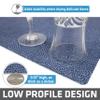 Drymate Jumbo XL Dish Drying Mat (19x24), Low-Profile, Super Absorbent, Quick Dry Fabric, Waterproof & Slip-Resistant, for Kitchen Counter, Trimmable, Easy to Clean (USA Made)(Blue) view 4