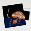 12ct Basketball Party Candy Favors Chocolate Bars Let the Madness Begin (12 Pack) - Navy view 2