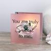Elanze Designs Truly Special Blush Pink 4 x 4 Glass Mirrored Tea Light Holder view 2