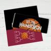 12ct Basketball Party Candy Favors Chocolate Bars Let the Madness Begin (12 Pack) - Maroon view 2