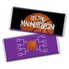 12ct Basketball Party Candy Favors Chocolate Bars Let the Madness Begin (12 Pack) - Purple view 1