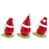 BestPysanky Set of 3 Santa Gnome Stocking Holders Hangers  Festive Christmas Mantel Decor view 3