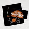 36ct Basketball Party Candy Favors Chocolate Bars Let the Madness Begin (36 Pack) - Black view 2