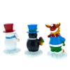 BestPysanky Set of 3 Holiday Stocking Holders Hangers  Snowman, Penguin, and Reindeer Christmas Mantel Decor view 3