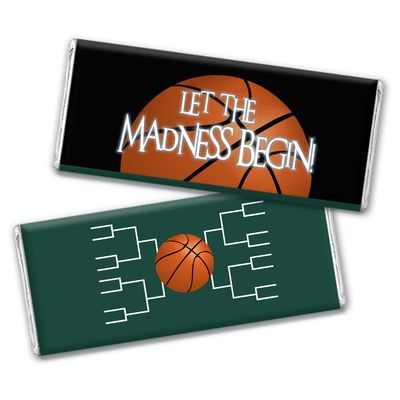 36ct Basketball Party Candy Favors Chocolate Bars Let the Madness Begin (36 Pack) - Forest