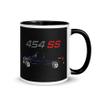 1990 Chevy 1500 OBS 454 SS Old Body Style American Pickup Truck Mug with Color Inside view 1
