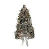 Kurt Adler 26-Inch Pre-Lit Snowy Silver Wall Tree view 1
