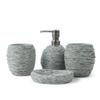 NOBRIM Bathroom Accessory Resin Bathroom Accessories Sets 4-Pieces Bird's Nest Design Bathroom Set Soap Dispenser Tumbler and Soap Dish Bathroom Wash Set Bathroom Wash Set view 1