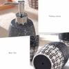 NOBRIM Bathroom Accessory 5-Piece Bathroom Accessories Set Bathroom Wash Set with Lotion DispenserSoap Pump, Soap Dish, Tumbler and Toothbrush Holder Bathroom Wash Set view 3