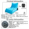 PHASFBJ Beach Inflatable Sofa, Adult Automatic Inflatable Sofa Multifunctional Folding Inflatable Sofa Recliner Inflatable Sofa Trampoline Camping Office Lunch Break, Garden, Beach,Red view 3