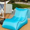 PHASFBJ Beach Inflatable Sofa, Adult Automatic Inflatable Sofa Multifunctional Folding Inflatable Sofa Recliner Inflatable Sofa Trampoline Camping Office Lunch Break, Garden, Beach,Red view 4